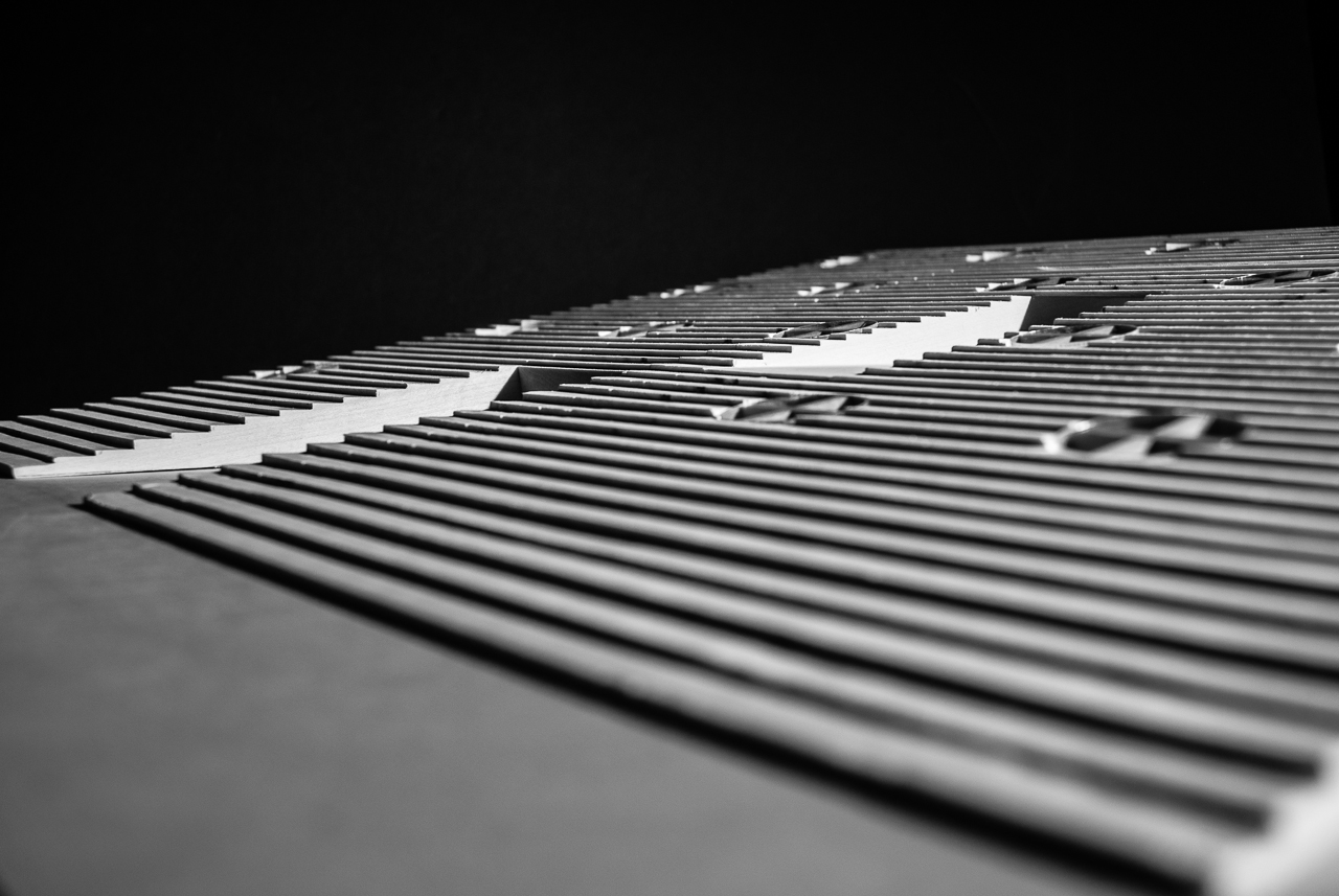 Exterior steps, model