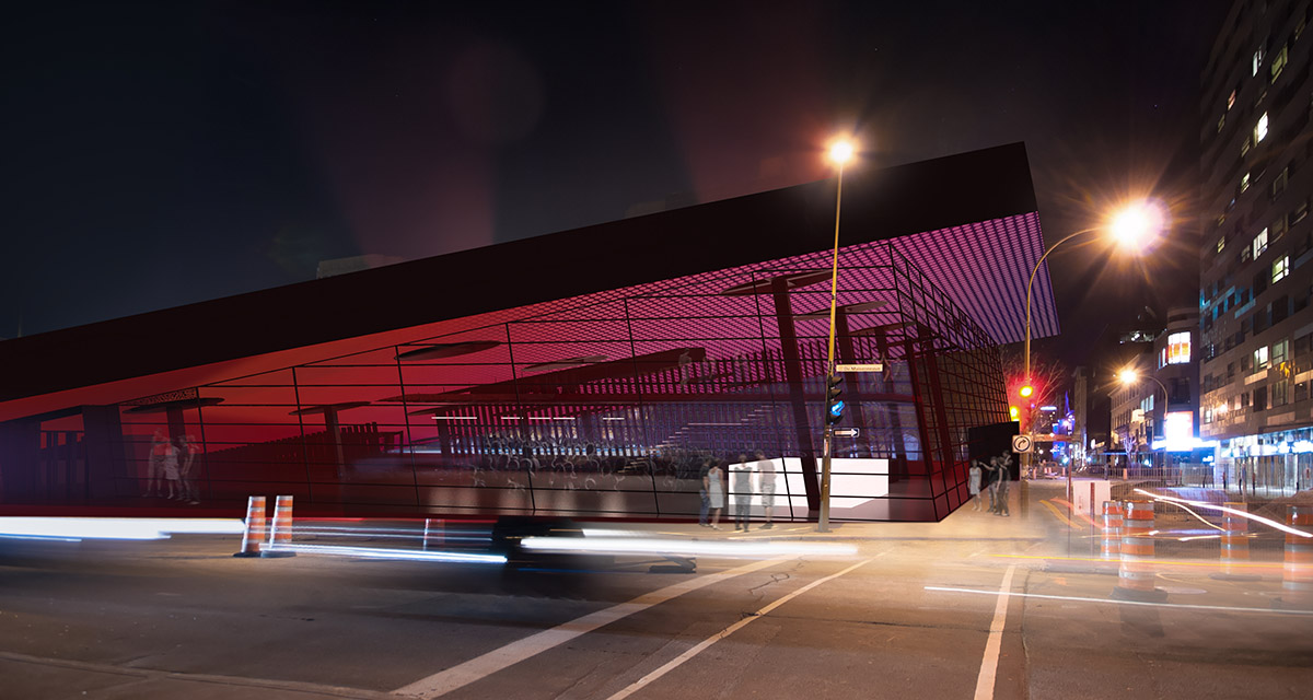 Parc street entrance render